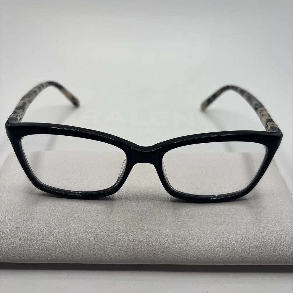 Kate Spade Cortina 7K1 Black/White Tortoise Eyeglasses Frames 52-16-140mm #482